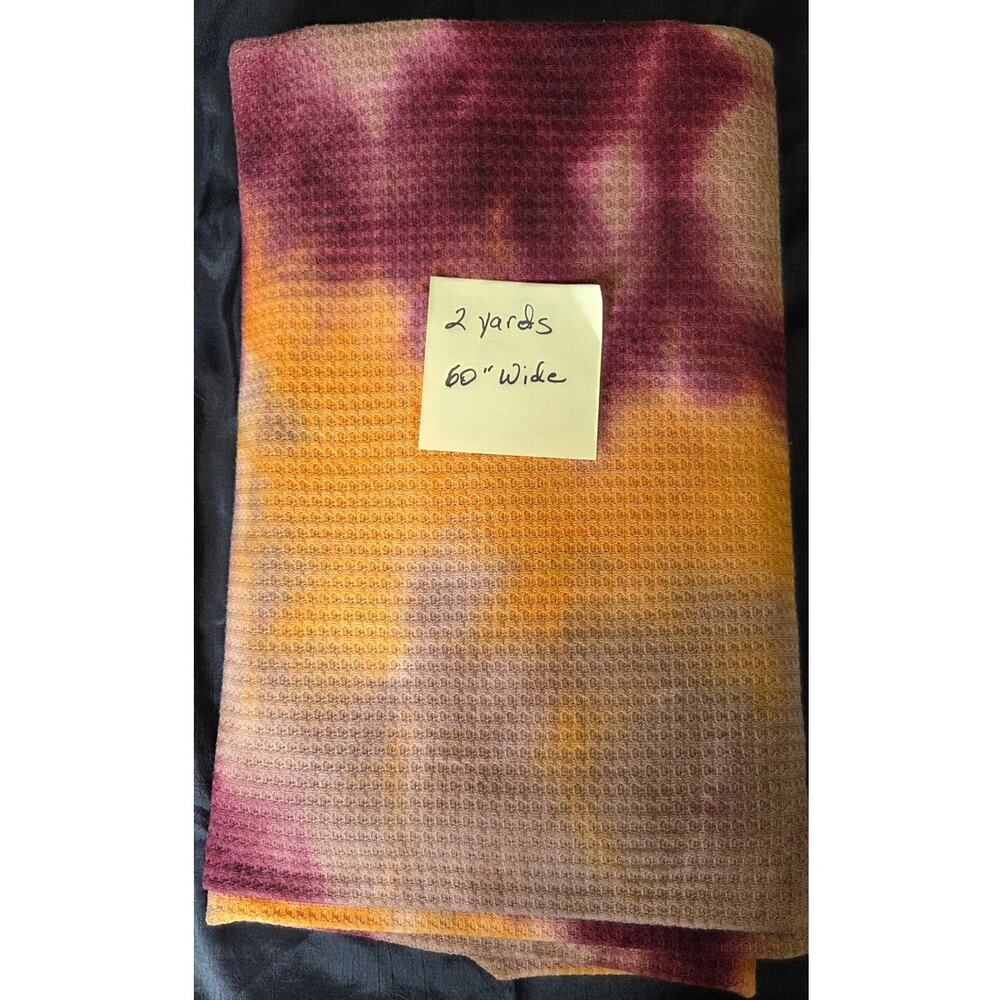2 Yards Waffle Knit Fabric